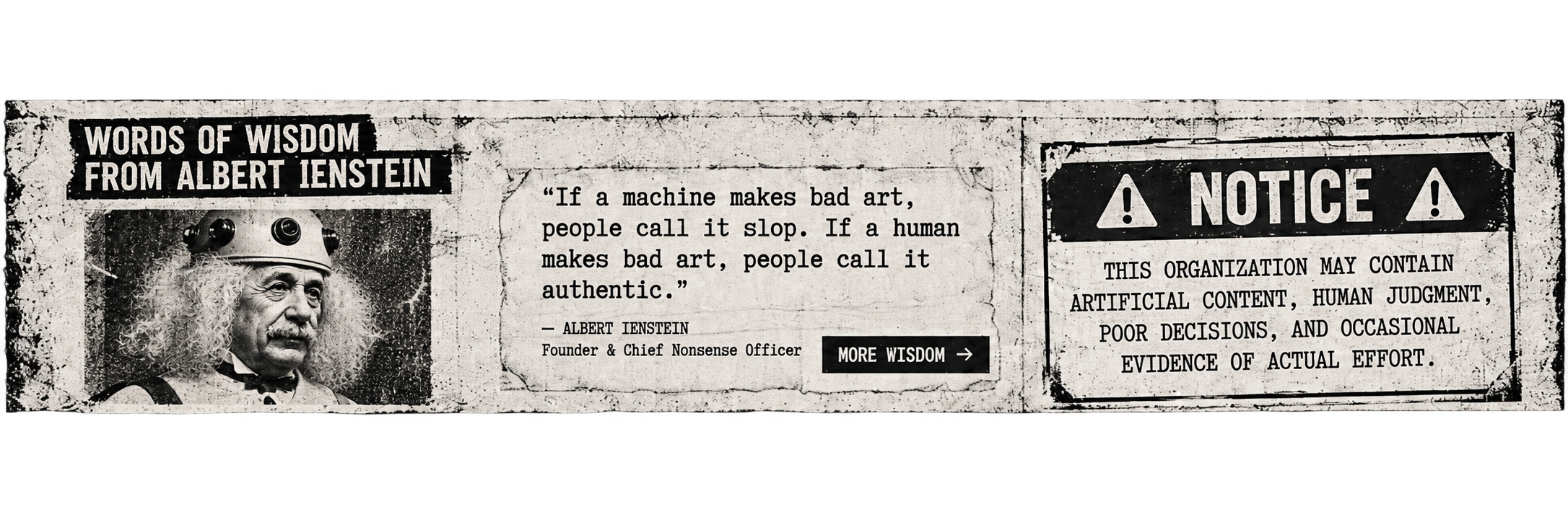Words of Wisdom from Albert Ienstein